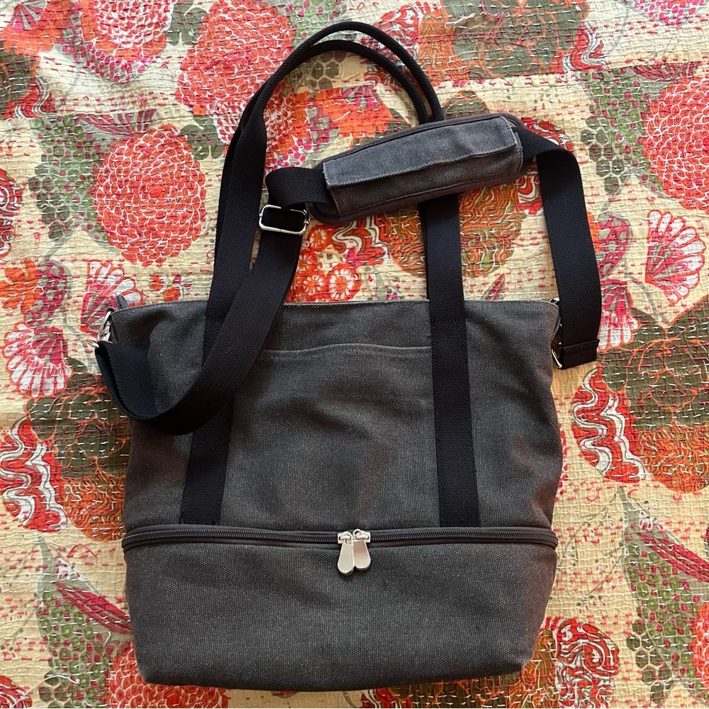 Lo & Sons Catalina Day Tote - Midnight Ash (Dark Grey)